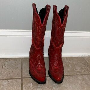 Red boots from Nashville
